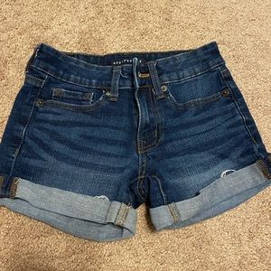 Womens Aeropostale denim shorts size 000